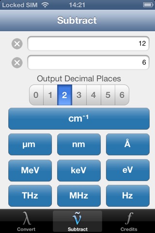 Spectroscopic Unit Converter screenshot 4