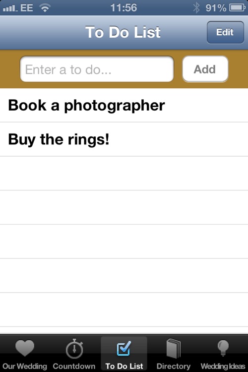 Our Wedding Planner