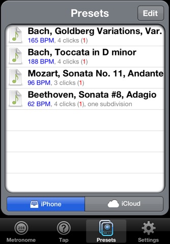 iTempo : Professional Metronome screenshot 4