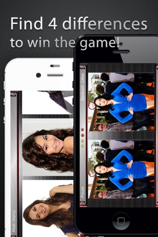 Spot My Celeb! - Find the Difference Celebrity Photo Quiz Game screenshot 2