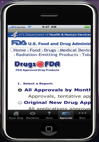 FDA App screenshot 2