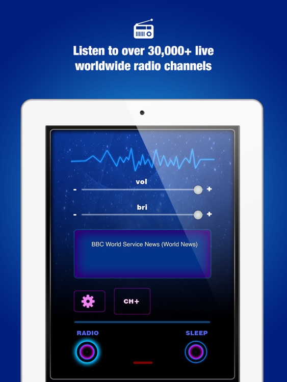 World Radio Pro HD - Live Internet Radio Stations for Music, News, Sports, Weather, Talk Shows and more!