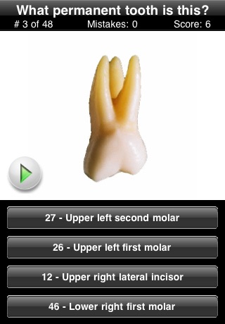 Animated Tooth Quiz Screenshot 1