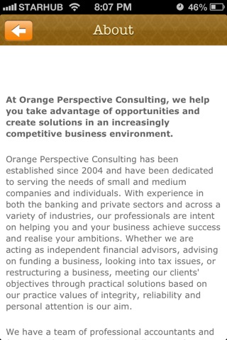 Orange Perspective Consulting screenshot 4