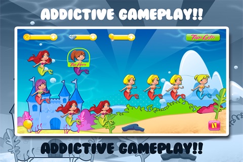 Pretty Mermaid Match Test : Highly Addictive Puzzle Game For Girls - Free to Play screenshot 3