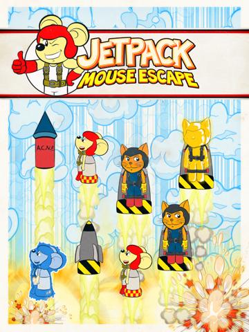 Jetpack Mouse Escape FREE: The Best Cartoon Gameのおすすめ画像1