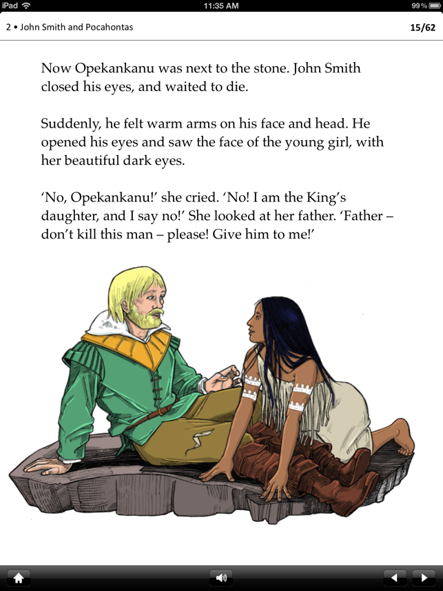 Pocahontas: Oxford Bookworms Stage 1 Reader (for iPad)(圖2)-速報App