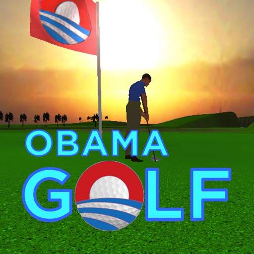 Obama Golf Around The World - Fly Worldwide Golfing on the Tax Payer Dime Icon