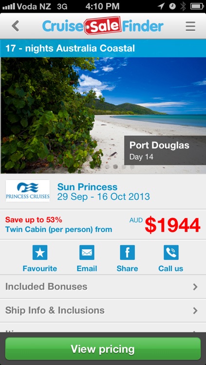 Cruise Sale Finder (NZ)