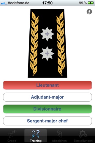 CH Militär Abzeichen screenshot 2