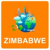 Zimbabwe Off Vector Map - Vector World