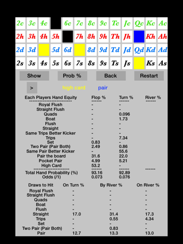 Texas Holdem (Slide Rule) Lite iPad version screenshot 2