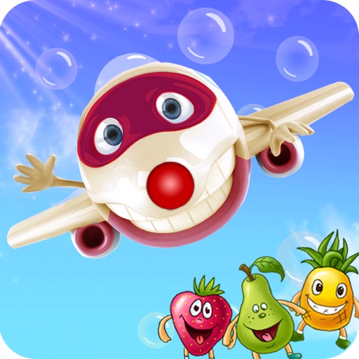 Aviator:Fruit And Number-Preschool Math Free:Kids Game icon