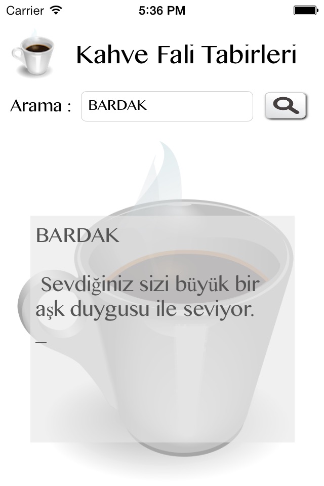 Kahve Fali Tabirleri screenshot 3