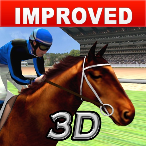 Virtual Horse Racing 3D Icon