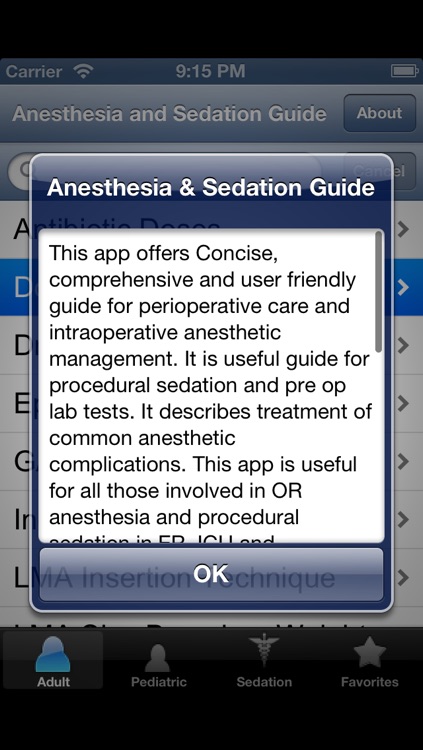 Anesthesia & Sedation Guide