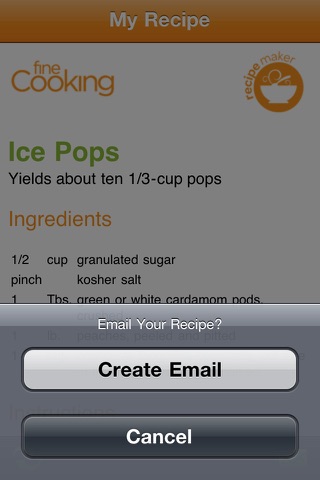 Ice Pops Recipe Maker from Fine Cooking screenshot 4