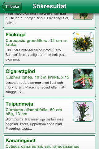 Blomsterlexikon screenshot 3