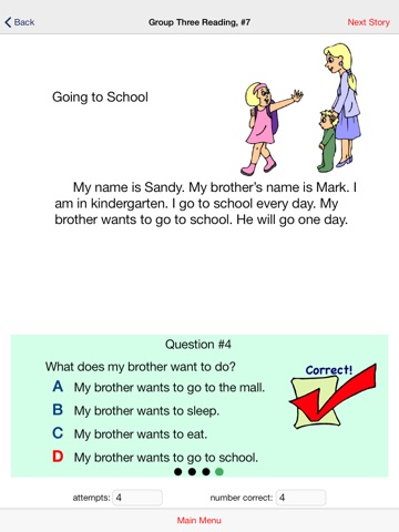 Kindergarten Reading Practice screenshot 3