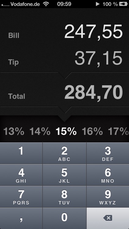 Tip calculator 'Tipping made easy' screenshot-3