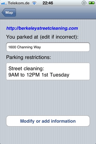 Berkeley Street Cleaning screenshot 2