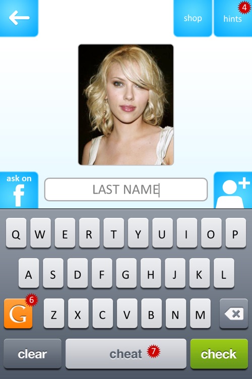 Celebrity Quiz Game