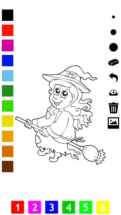 Halloween Coloring Book for Children: Learn to draw and color witch, ghost, pumpkin, grave and more