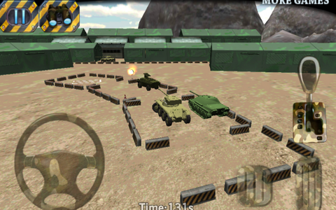 3D Tank Driver Parking War screenshot 3