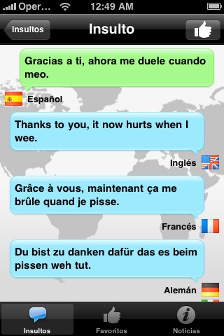 Foreign Insults screenshot 2
