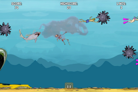 Attack Of The Mutant Zombie Laser Shark Lite vs The Angry Piranha (From Outer Space!) screenshot 2