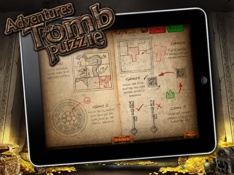 Adventures Tomb Puzzle HD Lite screenshot 3