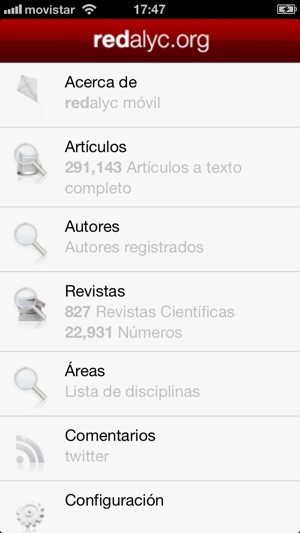 Redalyc Móvil App