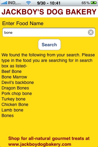 Jackboy's Dog Bakery- Dog Friendly Food Search screenshot 4