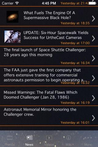 Space Tech News App Free HD screenshot 2