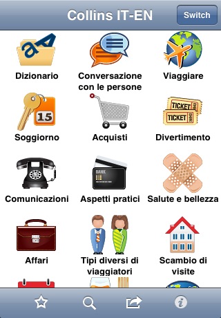 Collins English<->Italian Phrasebook & Dictionary with Audio screenshot 3