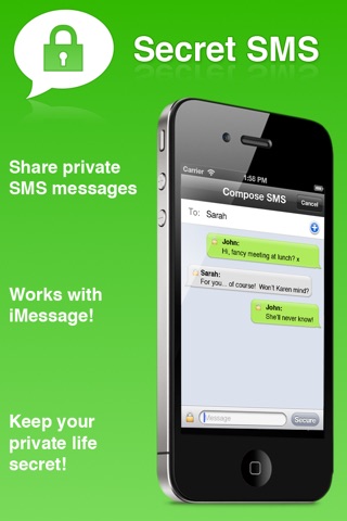 Secret SMS - Protect your private messages Screenshot 1