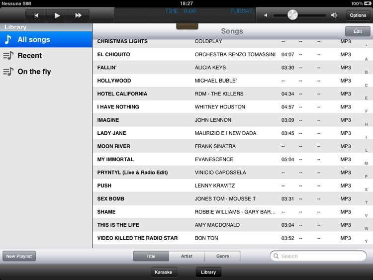 Grinta Karaoke HOME
