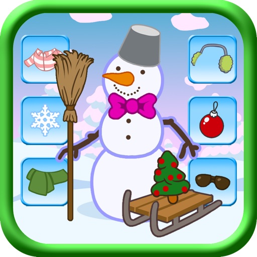 Snowman Festive Dressing up Game for Kids iOS App