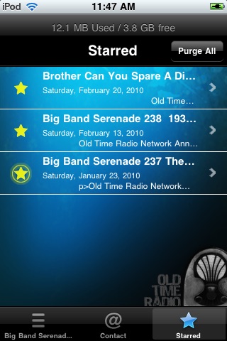 Big Band Serenade - Old Time Radio App screenshot 4