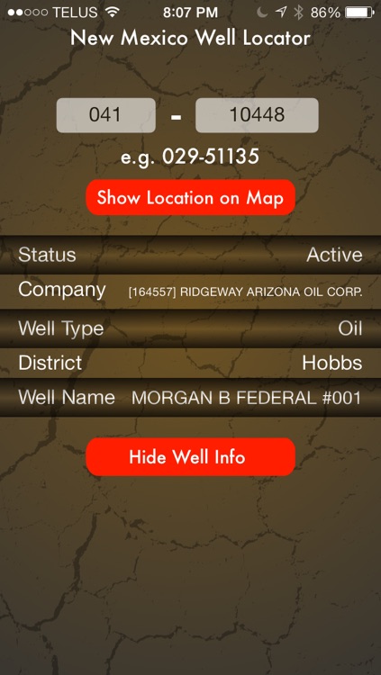 New Mexico Oil and Gas Well Locator