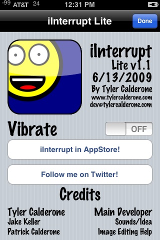 iInterrupt Lite screenshot 2