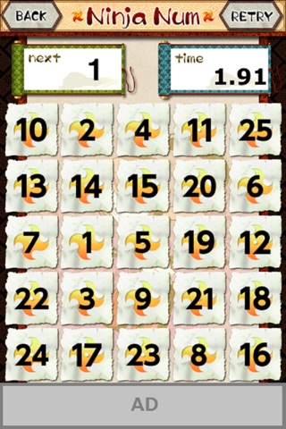 Ninja numbers screenshot 3