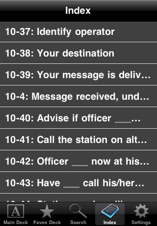 Police Scanner Codes screenshot 3