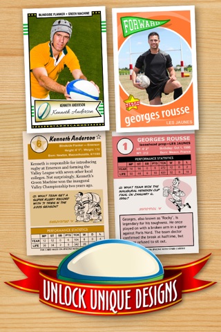 Rugby Card Maker - Make Your Own Custom Rugby Cards with Starr Cards screenshot 3