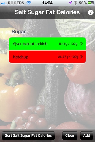 Salt Sugar Fat Calories screenshot 3