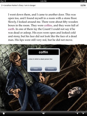 Dracula: Oxford Bookworms Stage 2 Reader (for iPad) screenshot 3