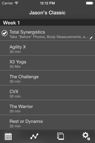 Tracker for 30MinX Workout screenshot 2