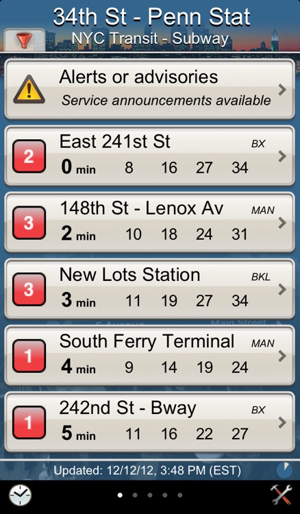 InTime NYC - Never miss your transport