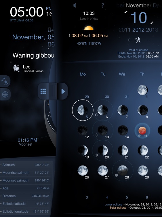 Deluxe Moon HD - Moon Phases Calendar