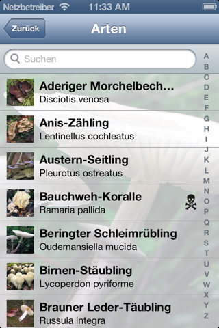Pilzführer Schweiz screenshot 2